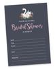 Inkdotpot 30A  SwanA  Fill-In Style Bridal Shower Invitations Wedding Blank