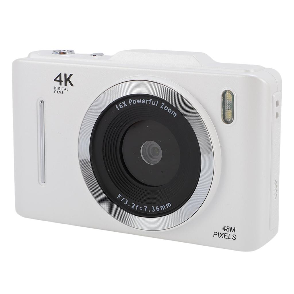 Цифровая камера 4K для фотографии Автофокус 48 МП HD-камера с защитой от дрожания 16-кратный цифровой зум 2,8-дюймовый экран