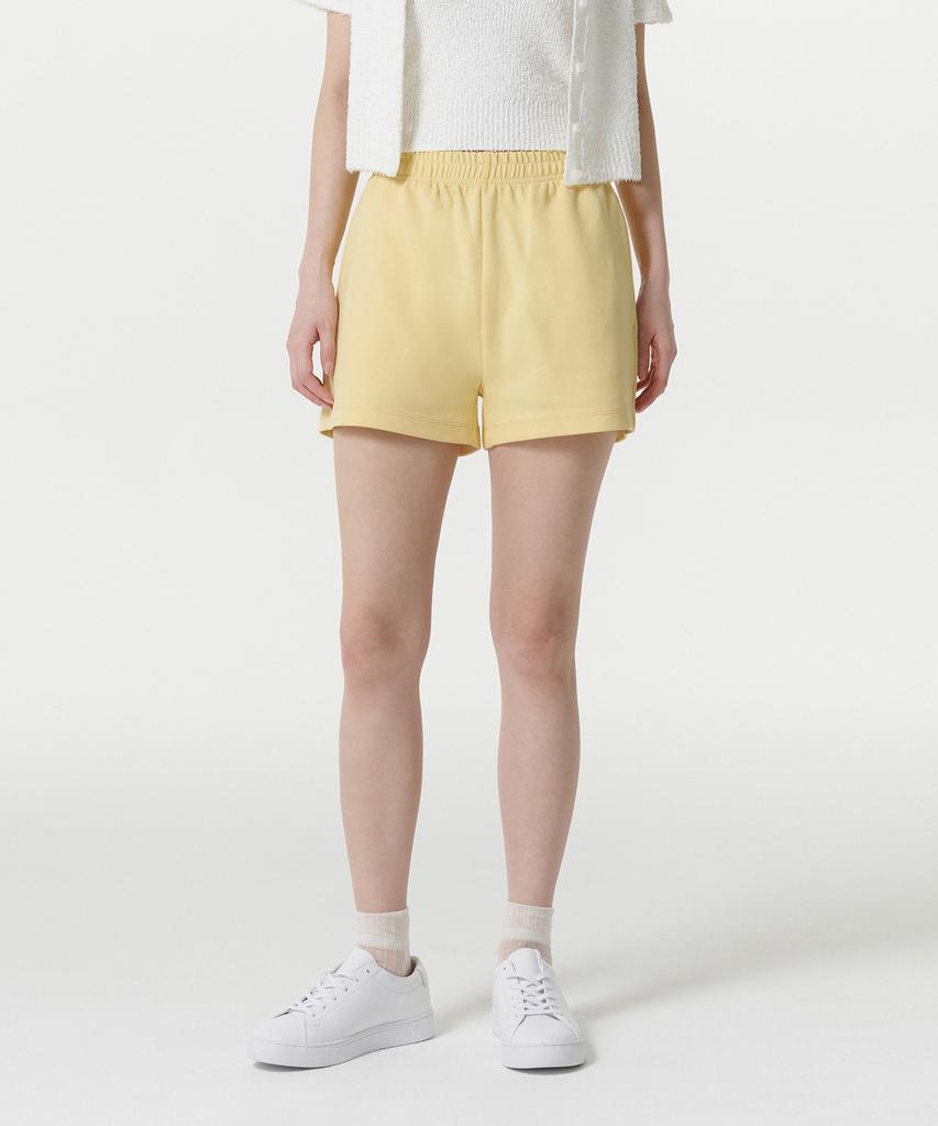 MUSINSA STANDARD WOMAN Women'S Double Knit Sweat Shorts [Butter]