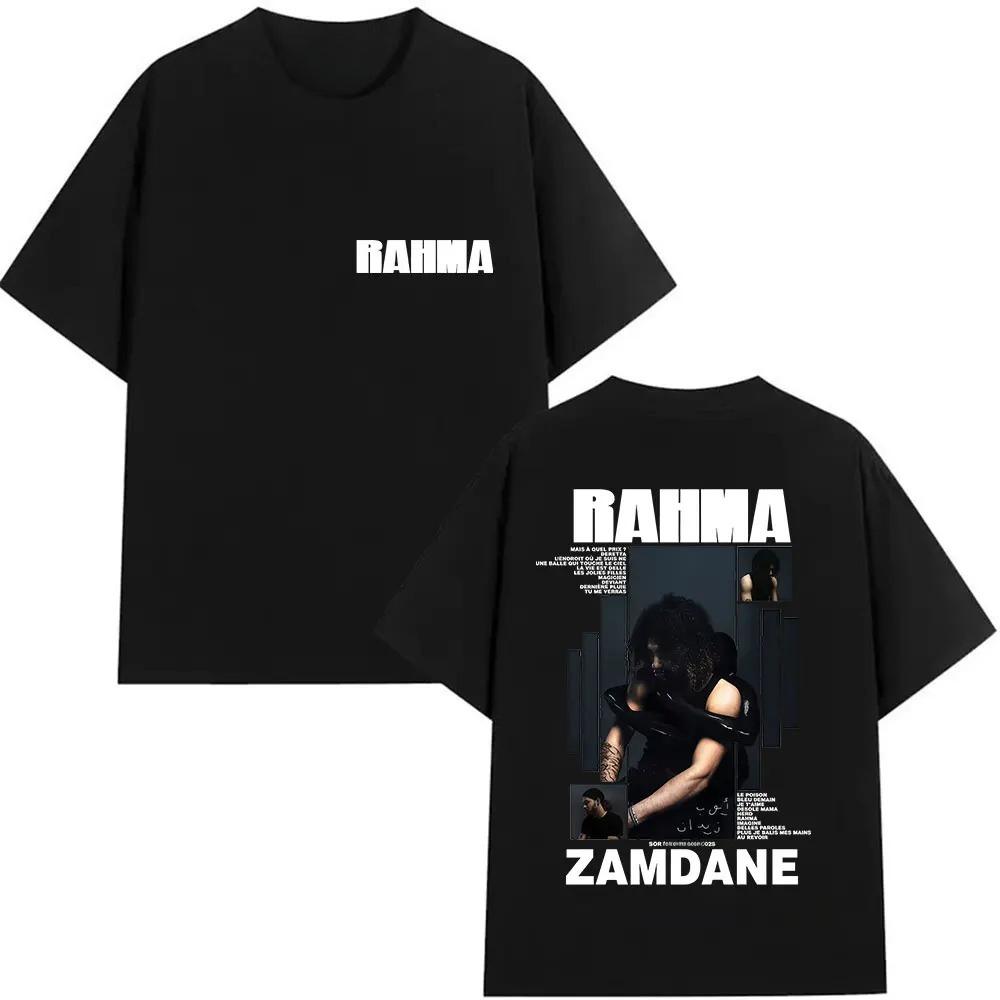 Unisex's Women Pop Music Hip Hop Short Sleeve T-shirts Rapper RAHMA Zamdane Album 2026 Graphic T Shirt Fans Loose Clothing NT-shirt