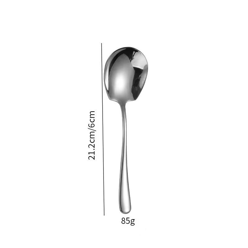 Moonlight Stainless Steel Tableware Knife Spoon Fork Dessert Spoon Creative Restaurant Simple High-end Western Food Steak Knife