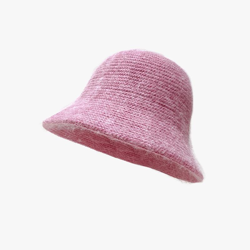 Женская осенне-зимняя универсальная шерстяная шляпа в корейском стиле, теплая зимняя шапка с защитой ушей, шляпа-ведро для большой головы