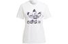 Adidas Originals T Shirts Women's White Crew Neck Moderate Straight Fit H20407