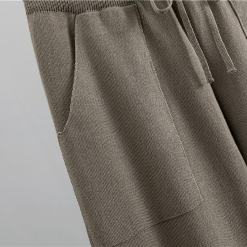 Модный женский комплект из двух предметов: повседневный вязаный клетчатый свитер на весну и осень