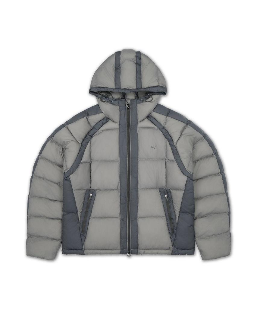 PUMA [PUMA X Musinsa] T7 Lightweight Sheer Padded Jacket - Cool Dark Grey / 640540-15