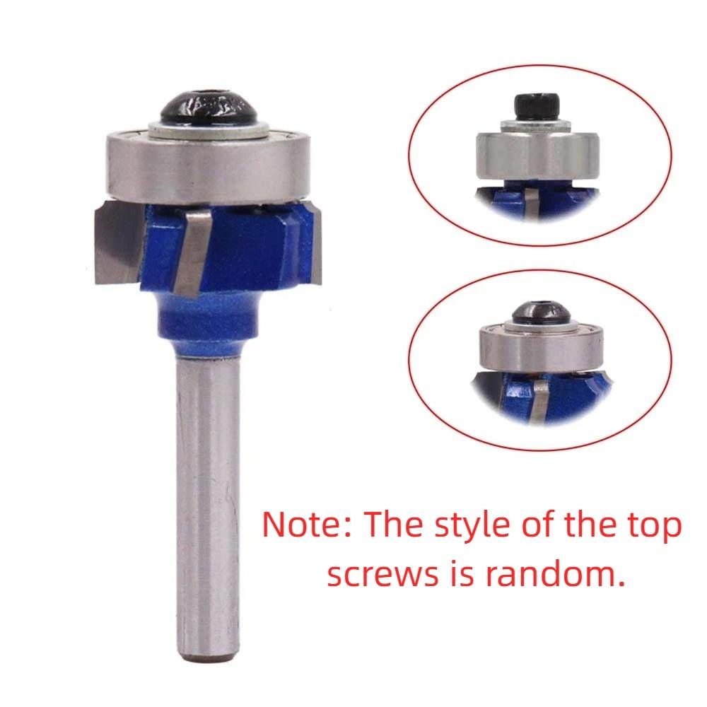 4 Corner Woodworking Milling Cutter 6.35mm Shank Classical Cutter Bit Round Router Bit  Furniture