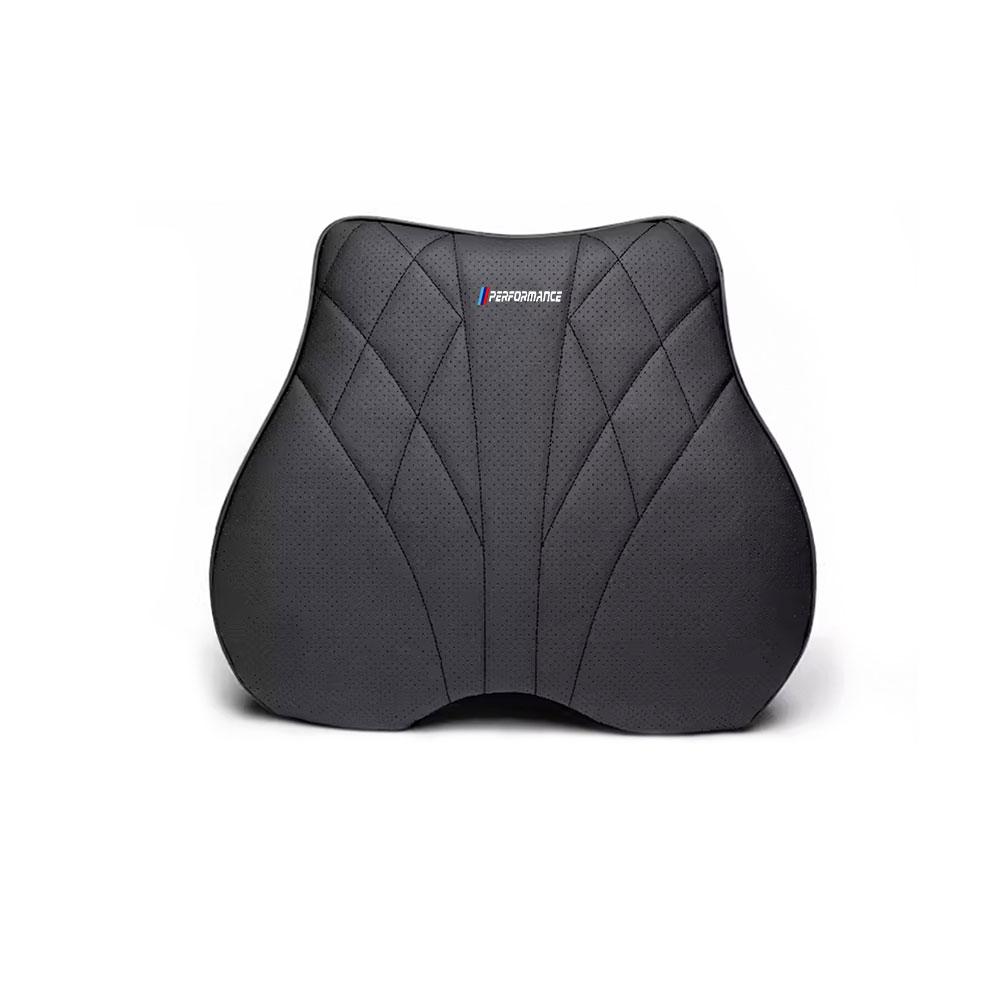 AZXN6 Car Memory Foam Headrest Neck Pillow Lumbar Waist Cushion Accessories For BMW M Performance E39 F20 E36 G30 G20 X5 Auto Interior