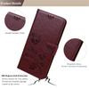 Rose Leather Flip Cover for Samsung Galaxy iPhone Honor Card Slots Phone Wallet Case for Huawei Xiaomi Redmi