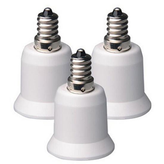 Термостойкий, не пожароопасный, переходник с цоколем для ламп от E12 до E26/E27