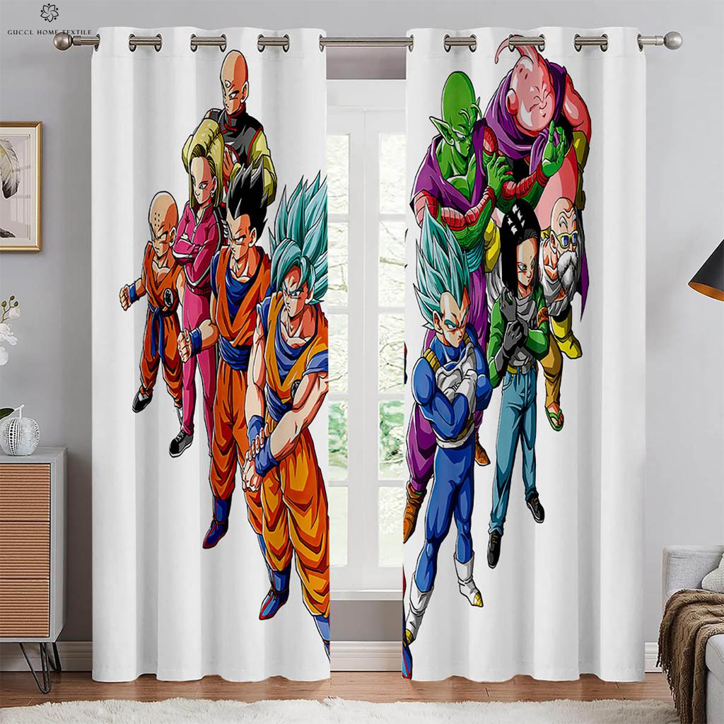 Шторы с принтом в стиле аниме для детской комнаты, спальни, гостиной, общежития, декоративные шторы, домашний текстиль
