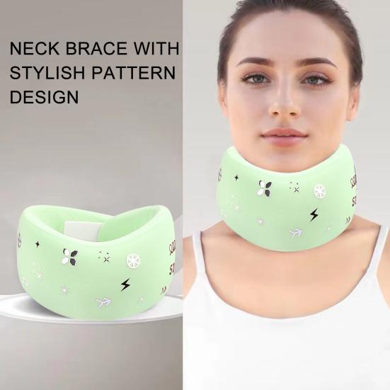 Фиксатор для шеи с эффектом памяти, боль в шее, позвоночник, облегчение давления, регулируемый шейный бандаж, портативный для мужчин