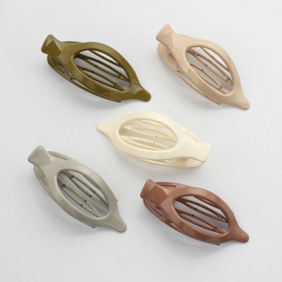 Заколка для волос, женская пластиковая заколка на затылке, прочная фиксация, легкий, удобный дизайн, аксессуары для волос с когтями