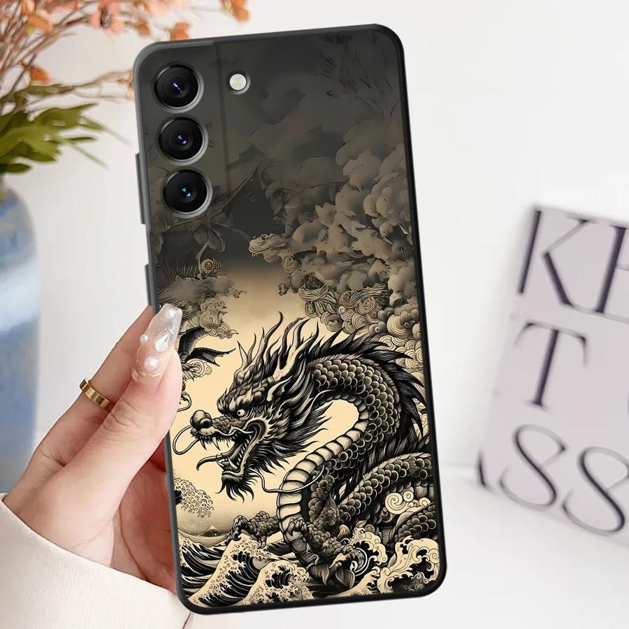 Чехол с тотемом дракона для Samsung Galaxy A23 A32 A26 A72 A24 A73 A51 A53 A35 A22 A55 A41 A25 A71 A52 A36