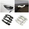 Для Volkswagen VW Passat B6 B7 2005-2015 углеродное волокно ремонт хромированная крышка дверной ручки накладка защитная наклейка автомобиля