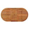 vidaXL Gartentisch 200x100x75 cm Massivholz Eukalyptus