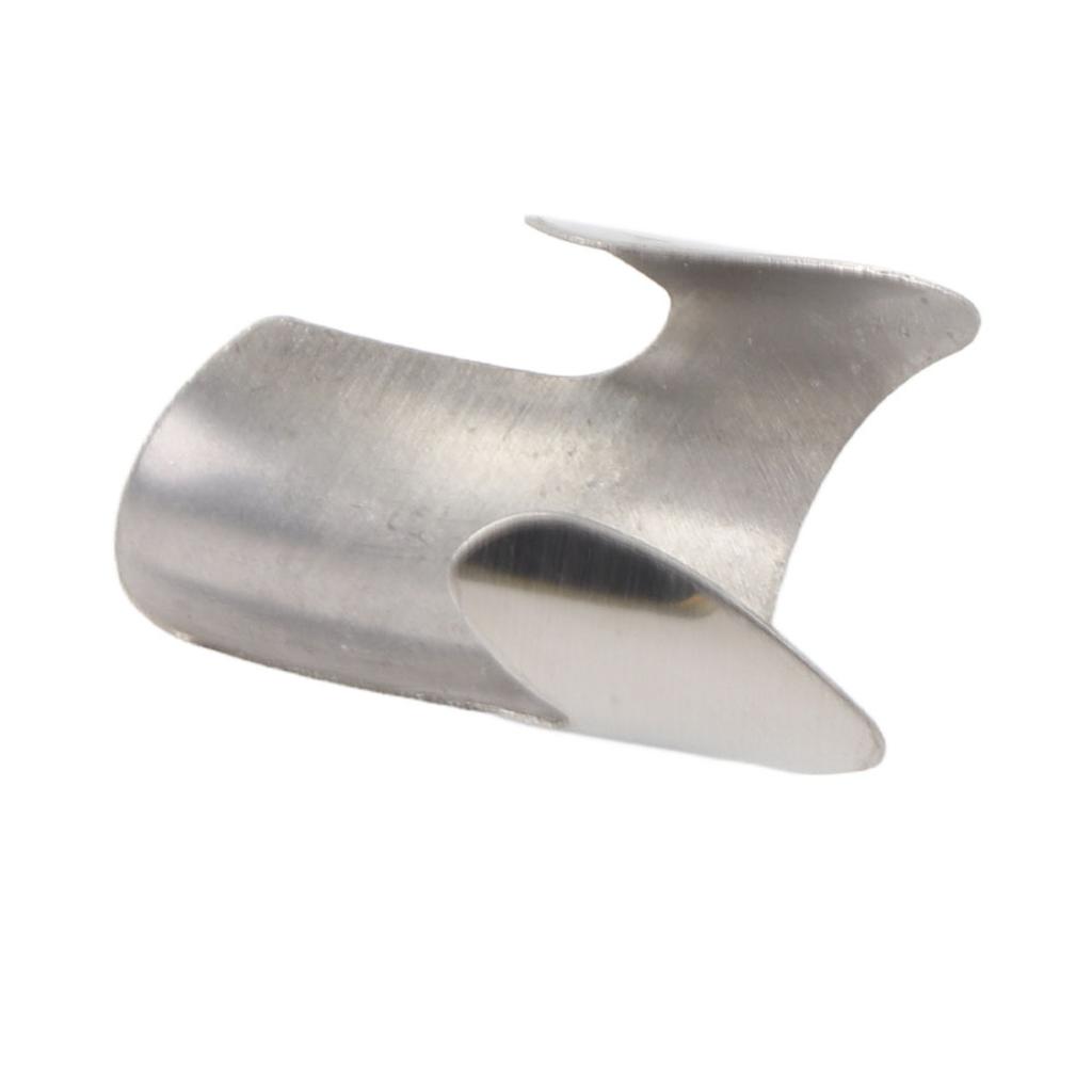 4 шт. Профессиональная нержавеющая сталь Безопасная нарезка Защита пальцев Кухонный инструмент Защита пальцев