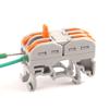 Соединитель для быстрого монтажа проводов типа Din Rail 211 222 Компактный соединительный кабельный зажим вместо UK2.5B