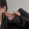 Asymmetrical Chain Tassel Earrings 2025: Trendy Internet Celebrity Style
