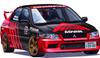 Inch Up Series Advan Peer Lancer Evolution VII Plastic Model 1/24 No.307