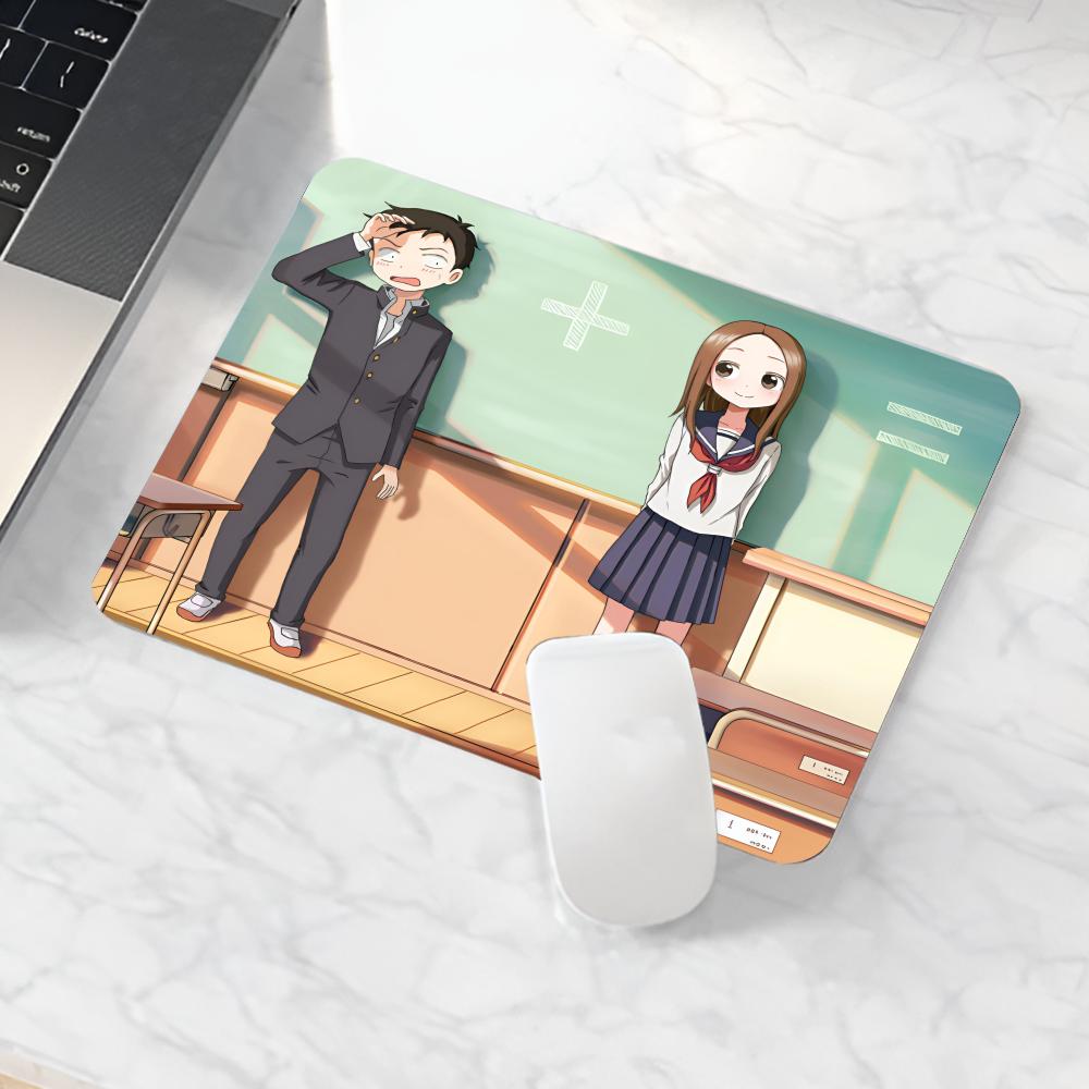 Takagi-san Коврик для мыши Игровые ноутбуки Маленькая подставка для запястья Принадлежности Настольные аксессуары Роскошные аксессуары для ноутбуков