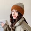 New Women Fashion Slouchy Winter Hats Various Wearing Method Reversible Beanie Hat Thick Knitted Hats