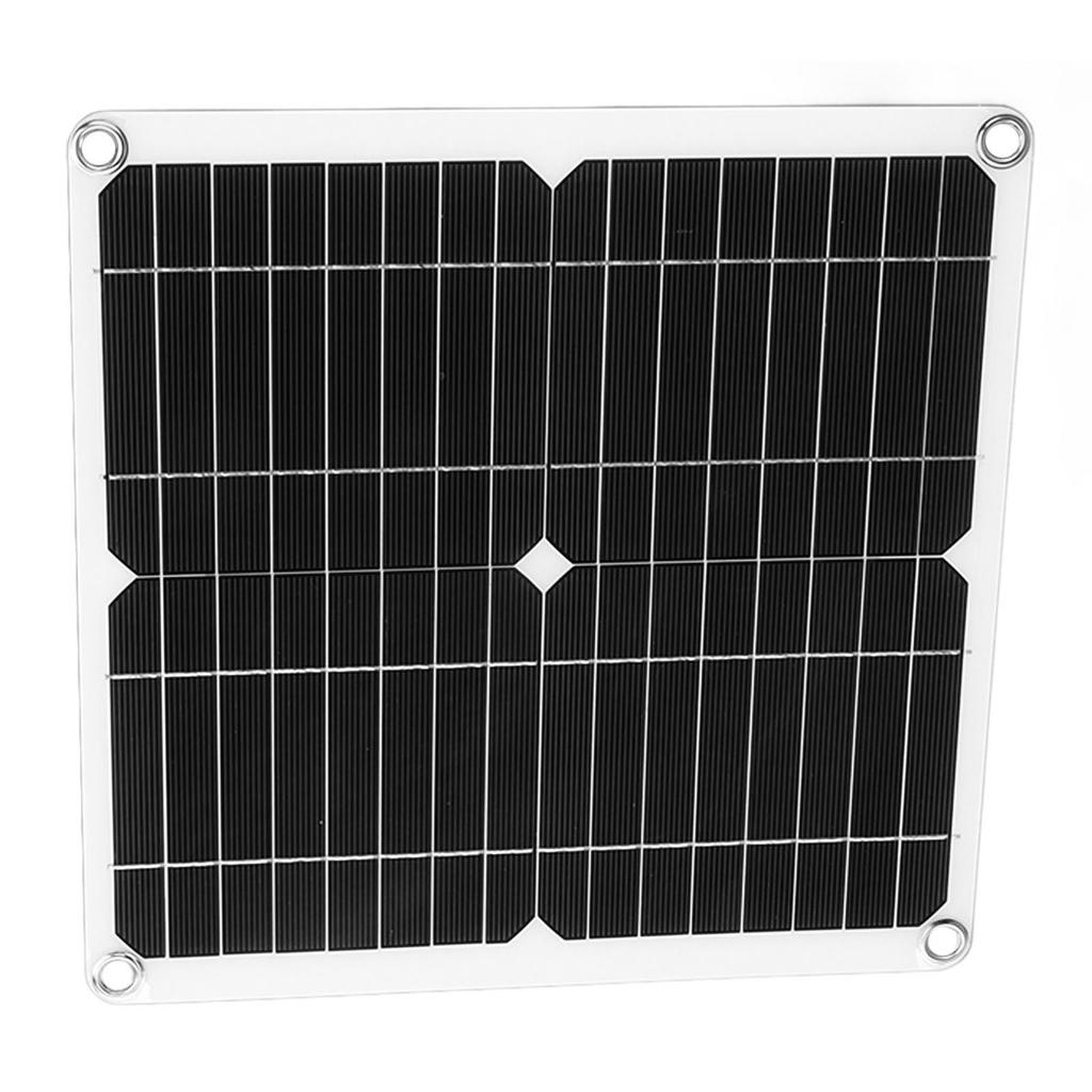 12W 12V Solar Panel Kit Semi Flexible Monocrystalline IP65 Waterproof Portable Solar Charger with