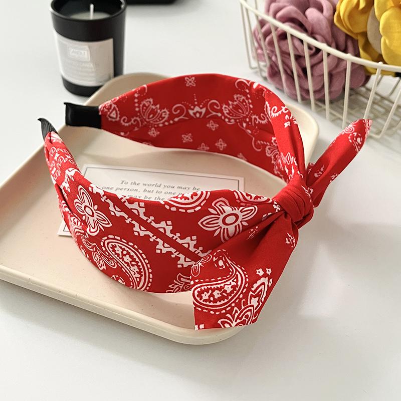 Модные широкополые повязки на голову с двойным слоем бантов, аксессуары для волос с большим бантом и боковым узлом, обруч для волос для женщин