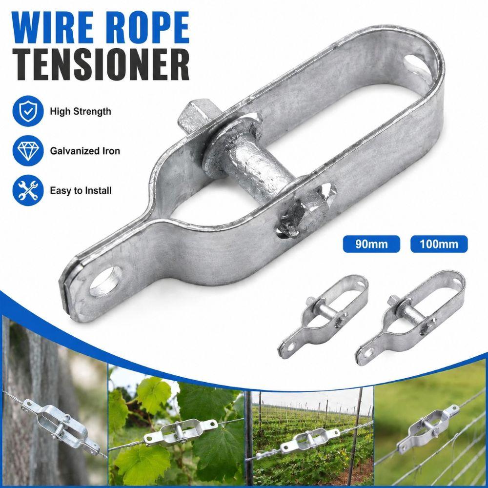 Silver Cable Tensioner Heavy Duty Electric Fence Tightener New Tensioning Cable Fence