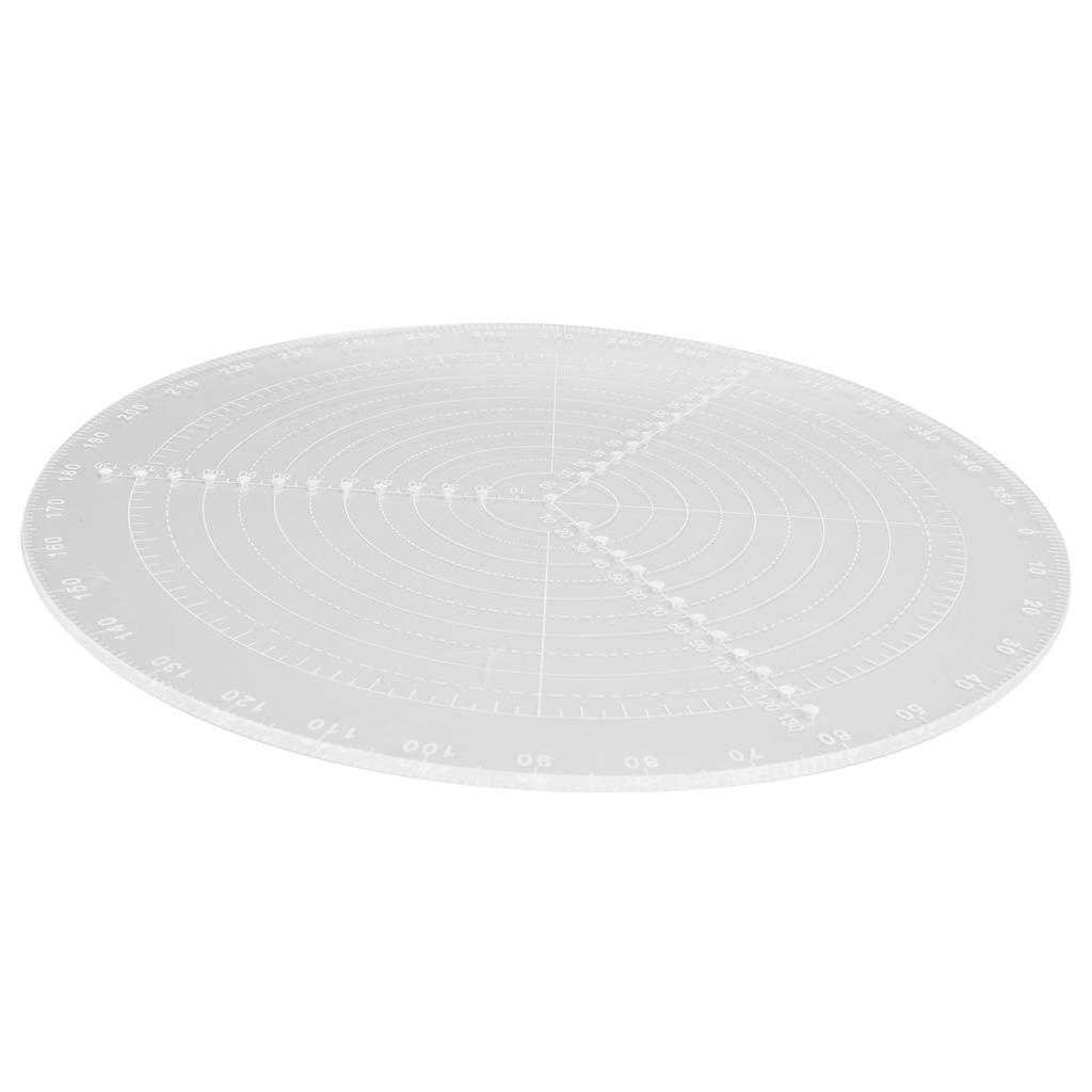 Круглый центральный искатель с прозрачными шкалами, акриловый циркуль для работы по дереву, инструмент для рисования окружностей