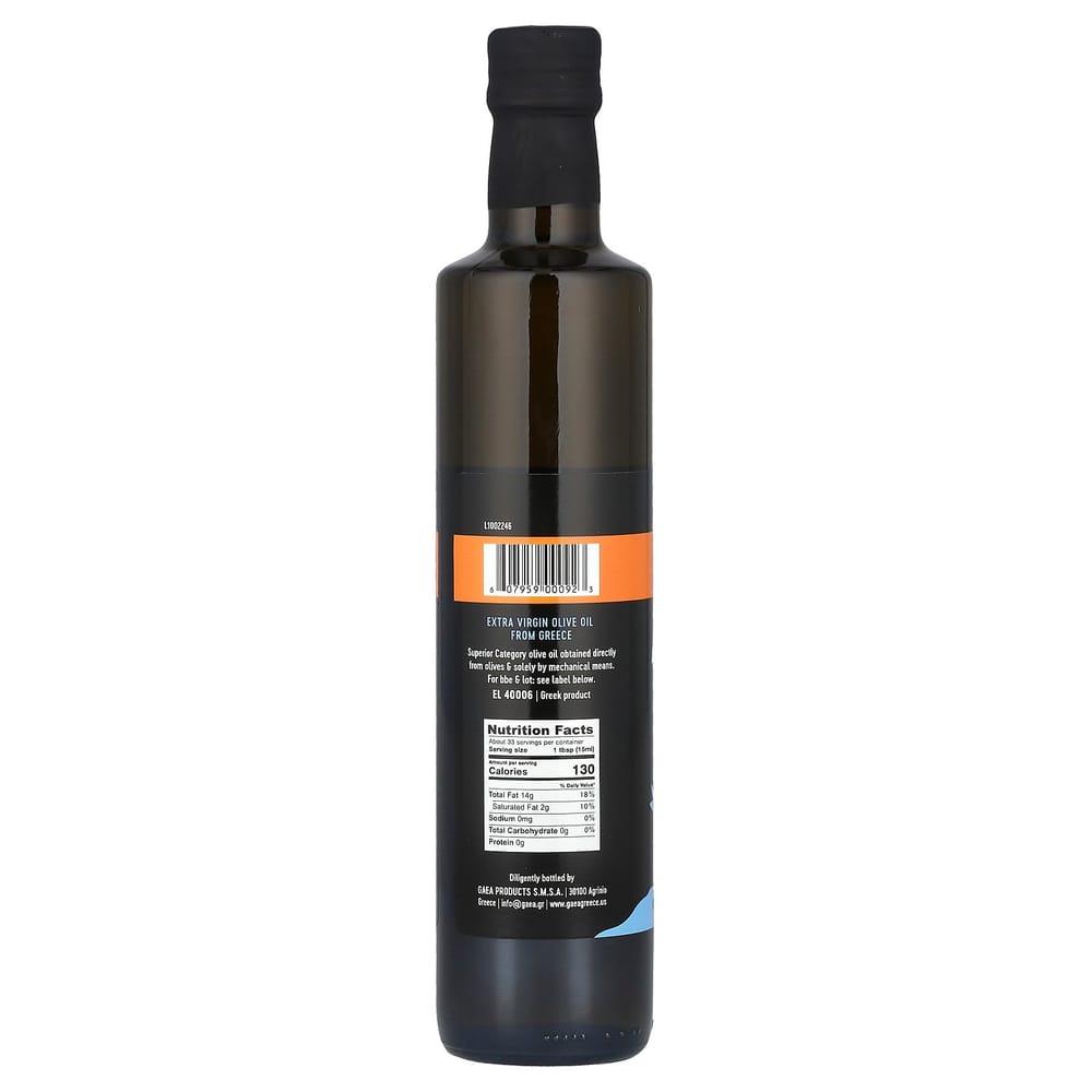 IHerb Оливковое масло Gaia Extra Virgin Греция 500 мл (16,9 жидких унций)