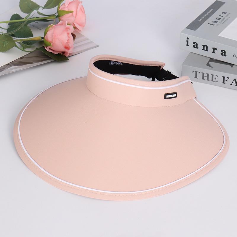 New Empty Top Hat Women's Sunscreen Hat Outdoor Sun Hat Women's Summer Empty Top Big Brim Big Brim Design