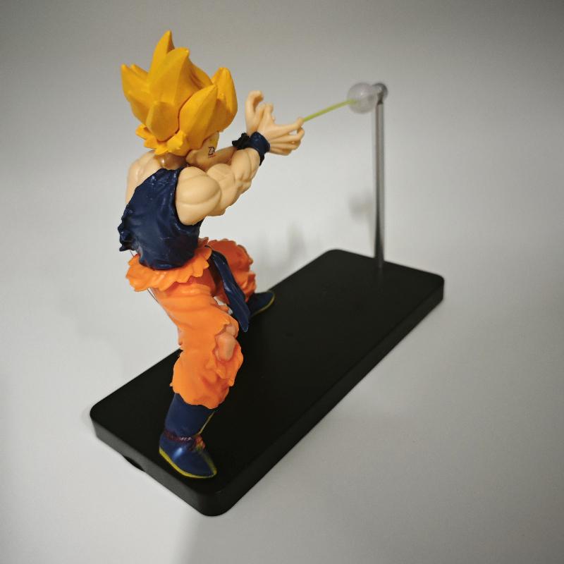 В наличии Dragon Ball Сон Гоку Световой Светильник Модель Какаротто Волна Камехамеха Магнитное Украшение Аниме Фигурка Действия Коллекционный Подарок