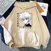 Killua Hunter X Hunter Горячая аниме толстовка большого размера для мужчин и женщин толстовки Ulzzang Harajuku унисекс с длинным рукавом повседневная уличная одежда