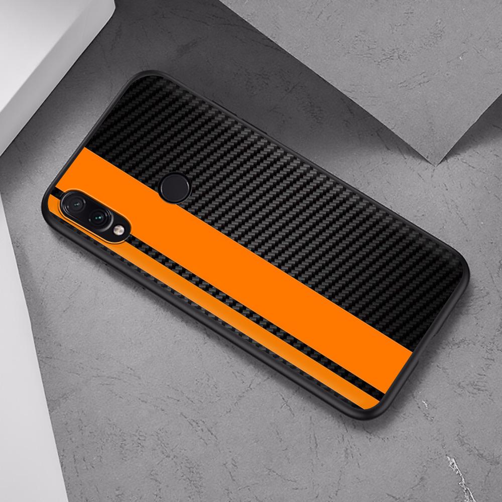 GX47 автомобильный силиконовый чехол из углеродного волокна с принтом для Huawei P9 P10 P20 P30 P40 Y6 2018 Y7 Y9 Lite Pro Max Prime Mini