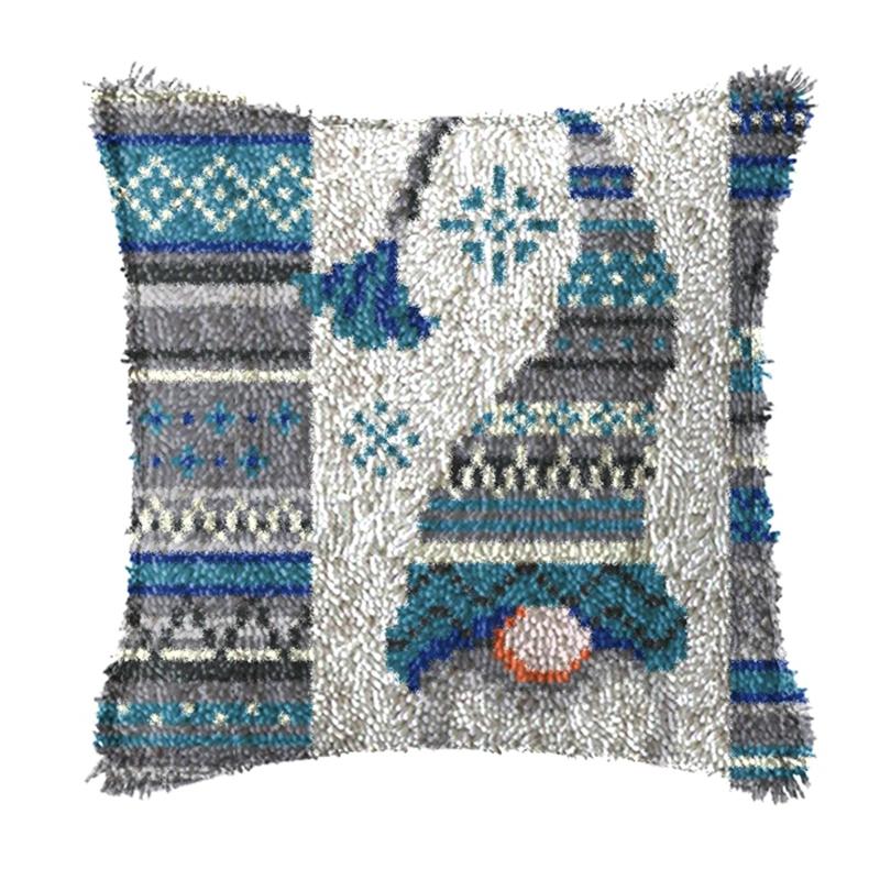 Вышивка Крючок для ковра DIY Ручная вязка Вышитая подушка Knooppakket Незаконченные наборы для ковра с крючком Смирна Пакет Ковер DIY