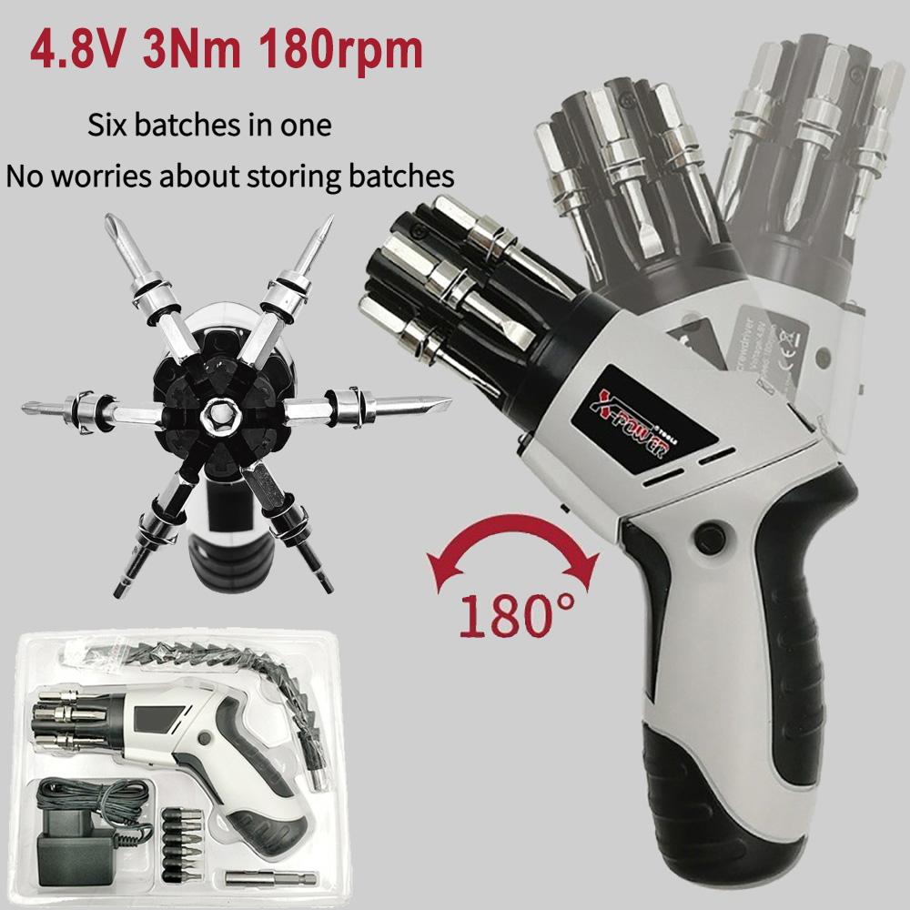 4.8v 180rpm 700mah 3nm Battery Electric Screwdriver Cordless Drill And Cordless Screwdriver Wireless Rechargeable Screwdriver