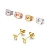 Steel Back Stoppers Ear Stud Earring Blocked Earrings Back Ear Stopper Jewelry Making Supplies