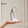 Изысканный Романтический Декор Атмосферы 3D Печатное Украшение Целующаяся Пара, Современная Минималистичная Статуэтка Любви, Уникальная Скульптура для Новоселья