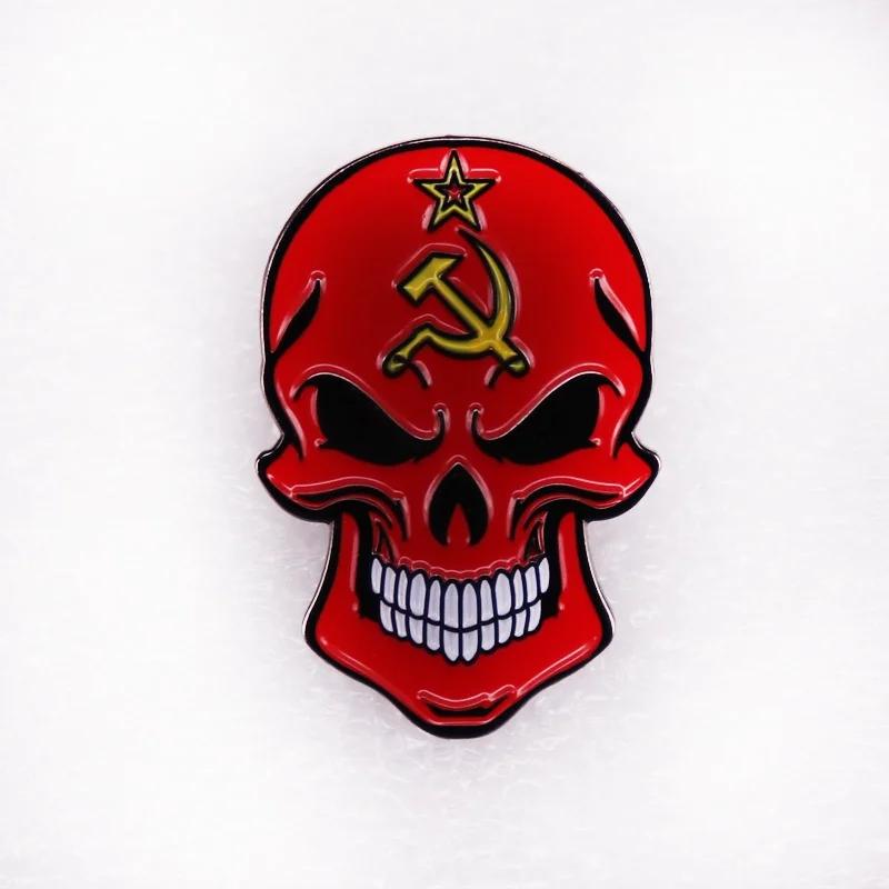 New Pins CCCP Cold War Enamel Pin USSR Brooches Custom Vintage History Memory Badge Jewelry for Friends Souvenir Gifts