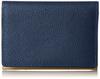 Business Card Holder Bifold Card Case Royal Black La NAVY [Macintosh Philosophy] Men's