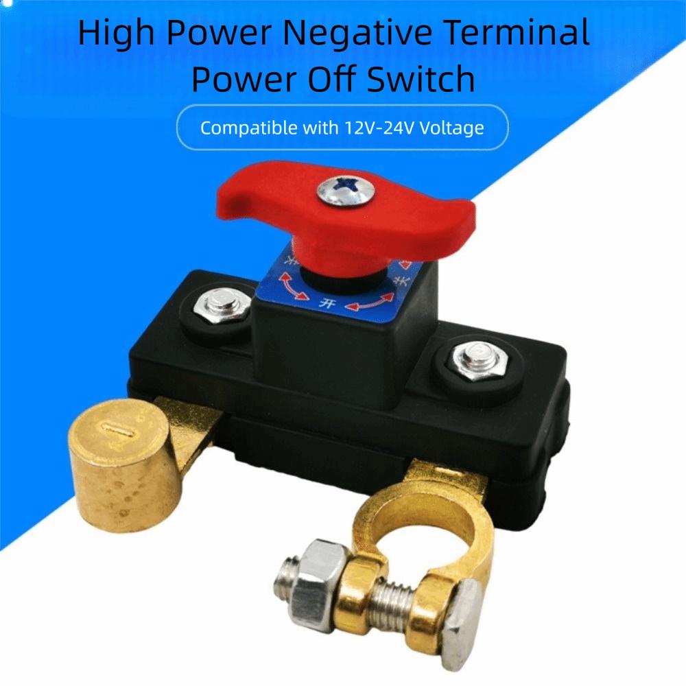 Manual Car Battery Disconnect Switch Automatic Battery Isolator  Car Battery Maintenance