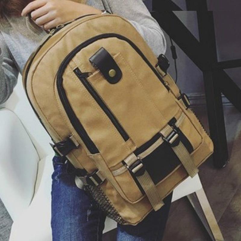 Мужской рюкзак, модный повседневный рюкзак, дорожный холст, рюкзак большой емкости, студенческая сумка