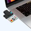 USB 2.0 All-in-One Smart Card Reader: SIM, SD, TF, ID, IC Cards