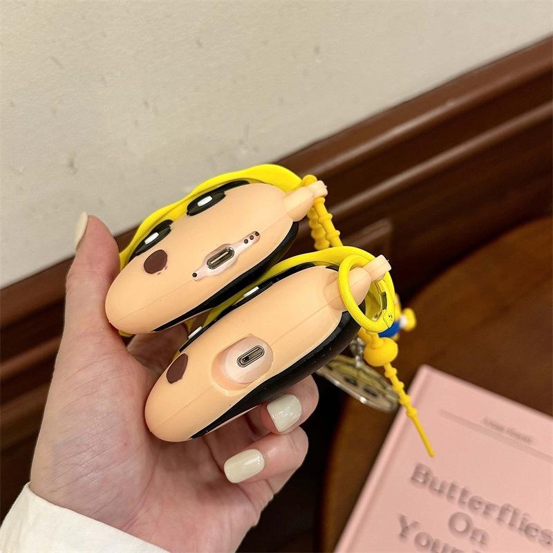 Yellow hat small new application AirPods 1 protective case apple bluetooth wireless 1/1/1 generation pro1 earphone cover cute