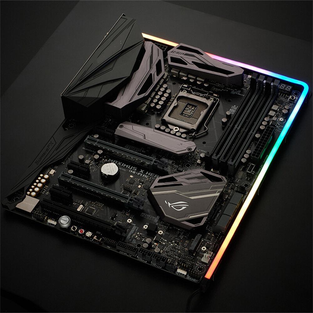 Argb 5V 3Pin Светодиодная лента M5 550 мм Полноцветная Гибкое крепление