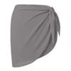 Short Sarongs Chiffon Swimsuit Wrap Sheer Short Skirt Soft Beach Short Cover  Women