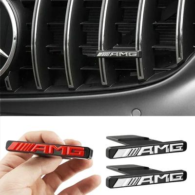 1 шт. Значок-эмблема на переднюю решетку автомобиля Grill Для Mercedes Benz AMG ЛОГОТИП W205 W206 W213 W212 X253 X247 W176 W177 W167 W166 GLA CLA AO1