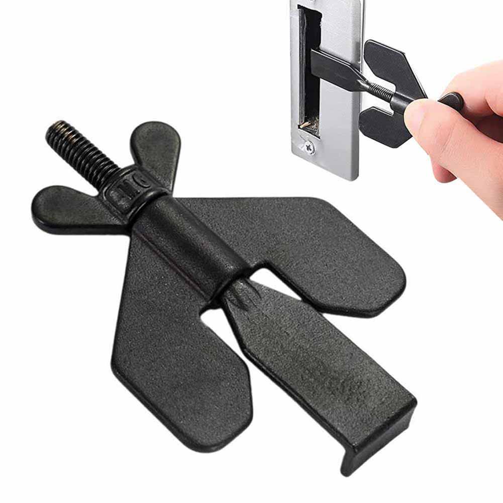 Портативный дверной стопор из нержавеющей стали, защита от детей, замок для ворот, безопасность дома, защелки, прочный, простой в установке, для отеля, школы