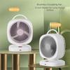 High Wind Wireless Fan Brushless Portable Fan USB Power Supply Rechargeable Fan  Outdoor Use
