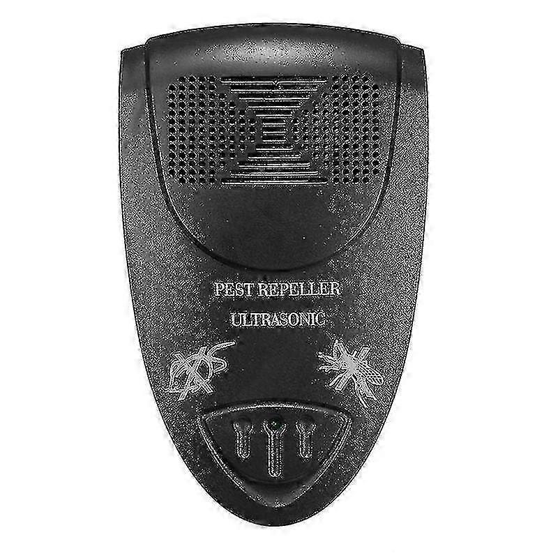 Electronic Bat Repellent Ultrasonic Pest Control for Home Black Compact Design